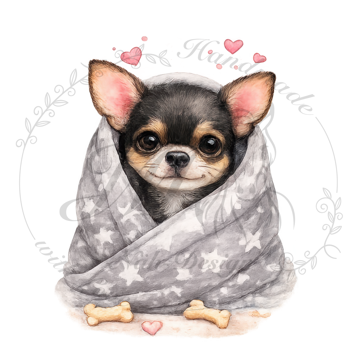 Bügelbild Kuschel Chihuahuas