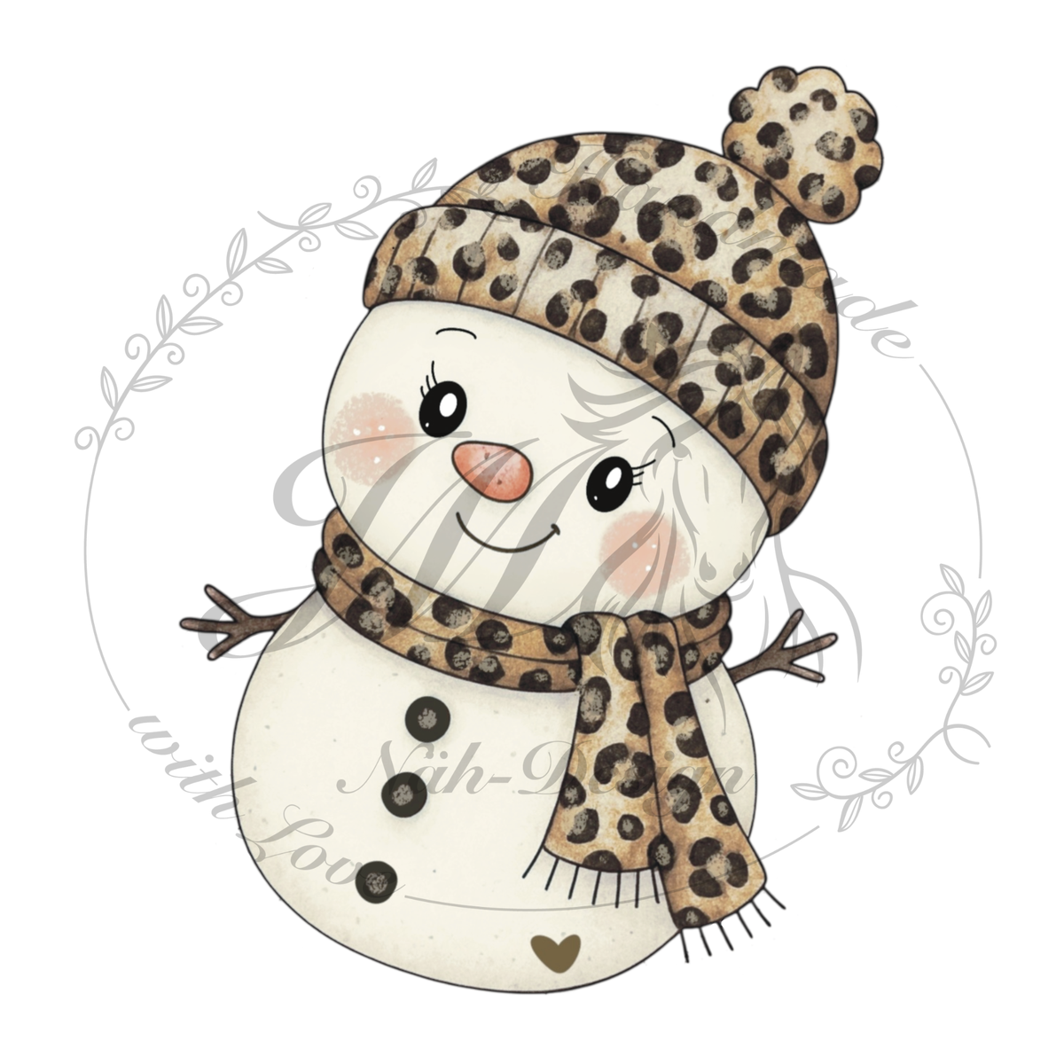 Bügelbild Leo Schneemann