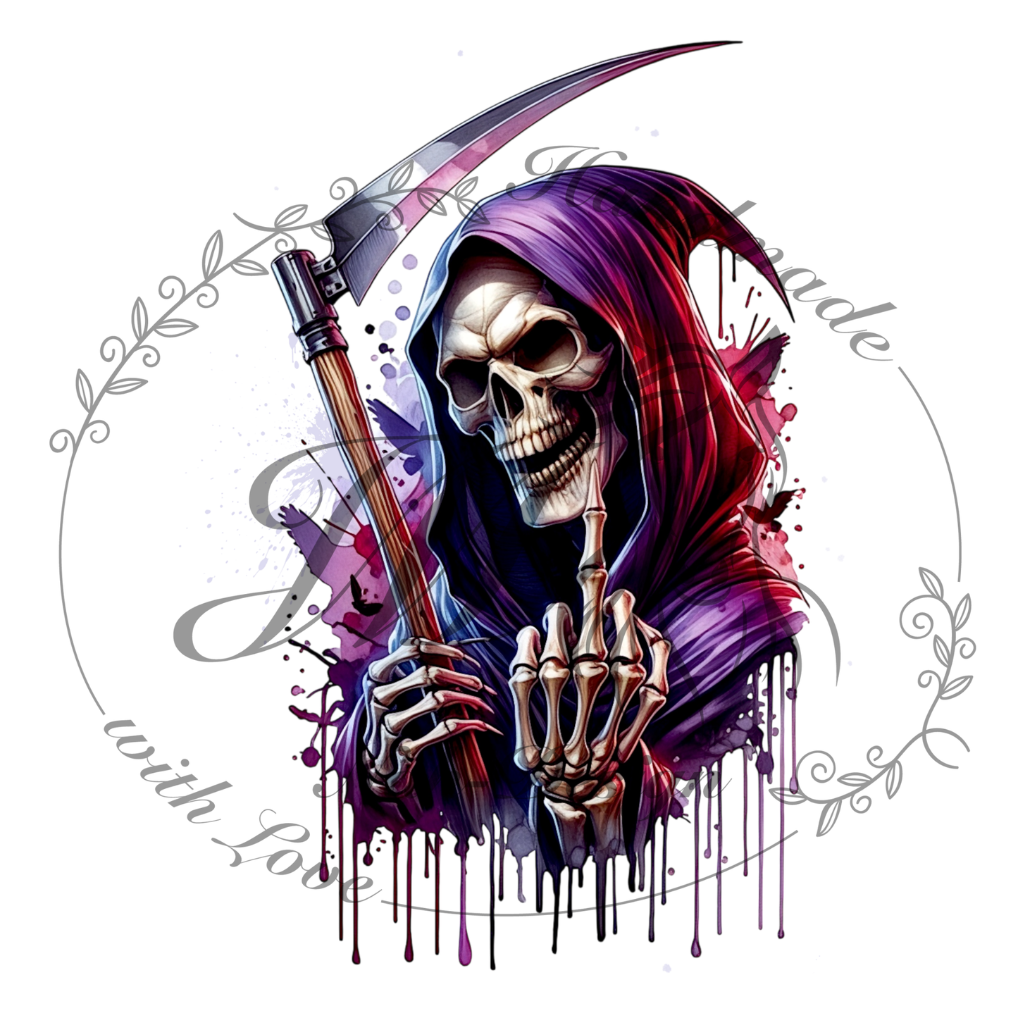 Bügelbild Reaper