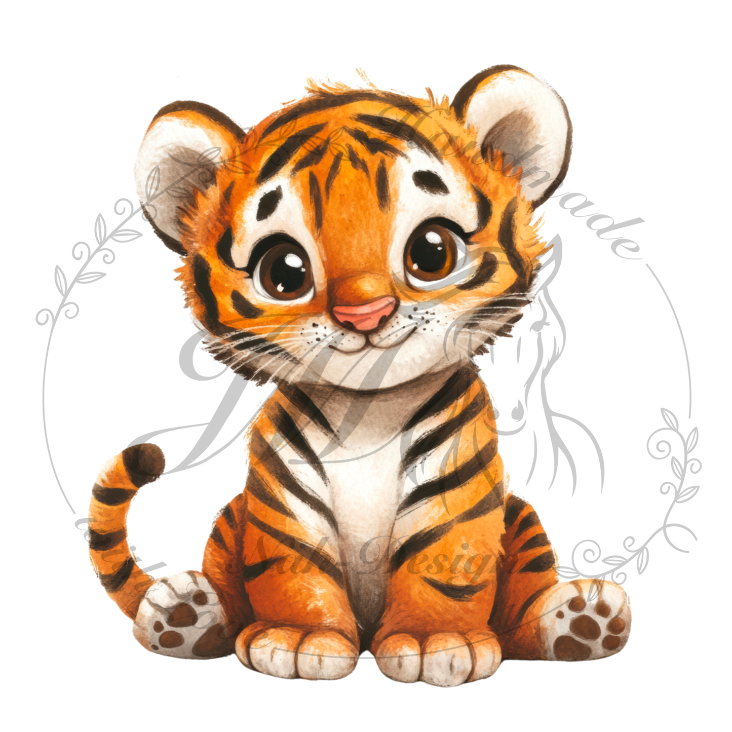 Bügelbild Kleiner Tiger