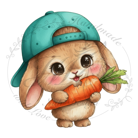 Bügelbild Volle Möhre