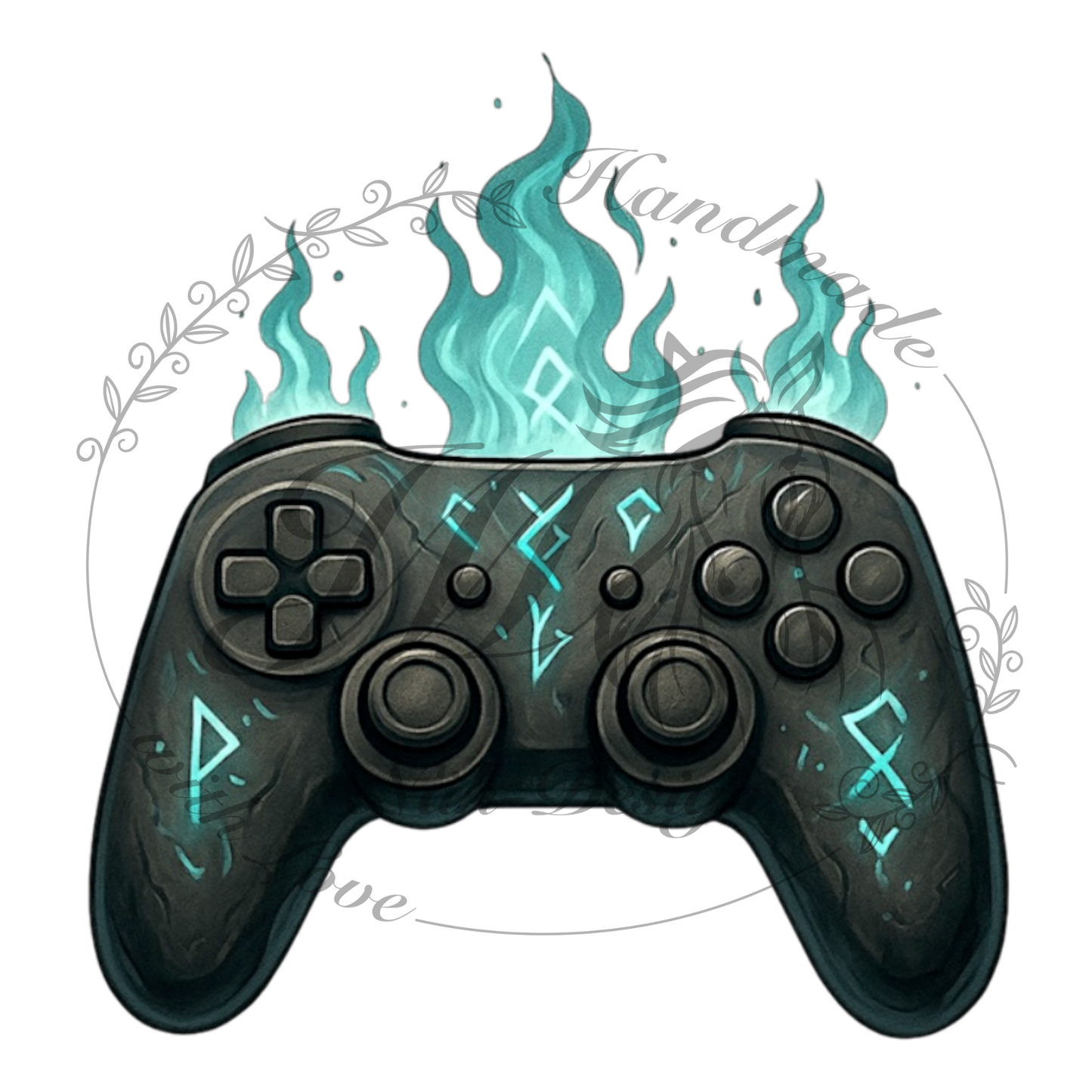 Bügelbild Gaming dragon