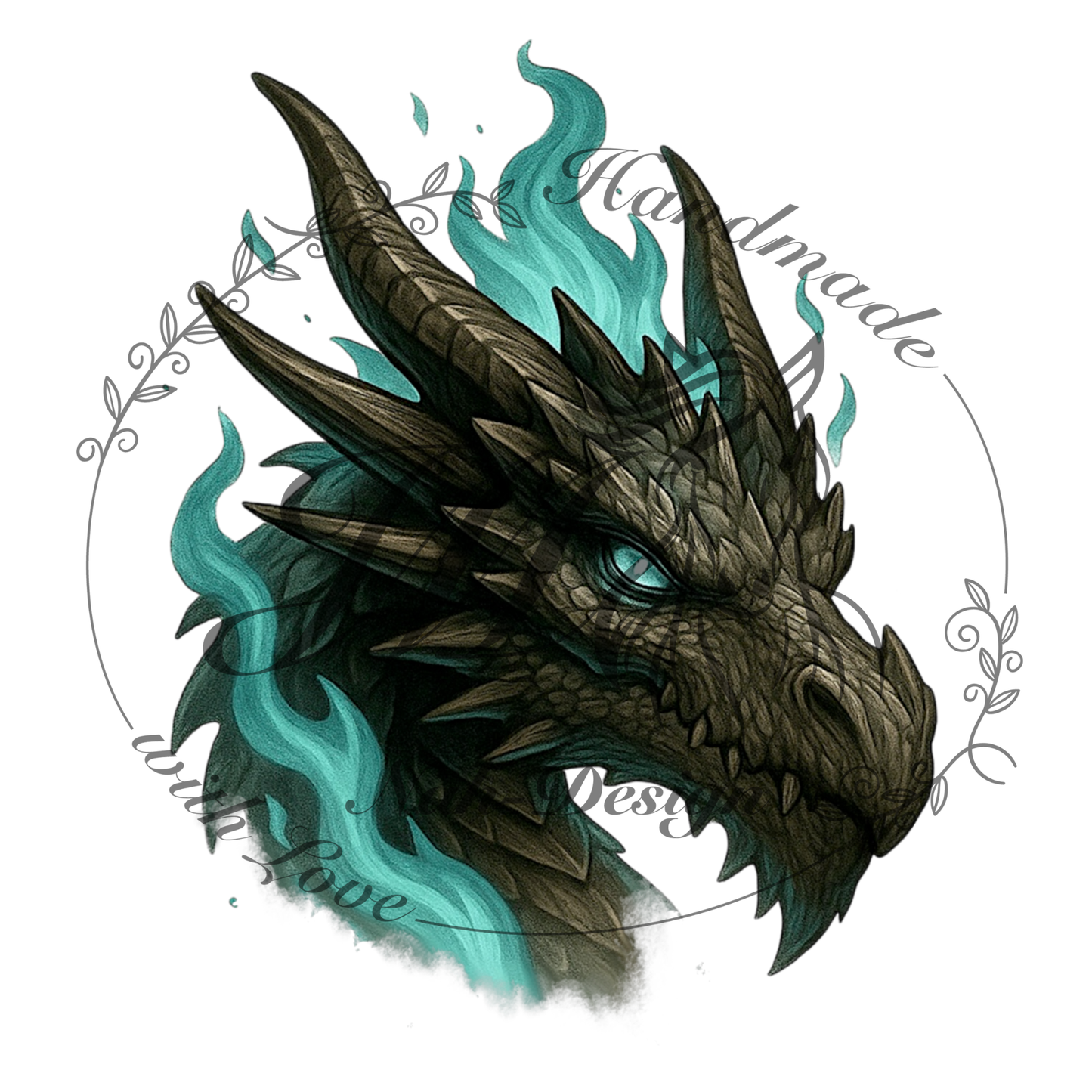 Bügelbild Gaming dragon