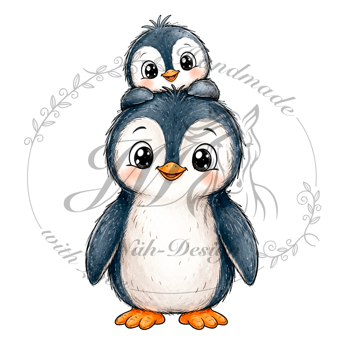 Bügelbild Pinguinwelt