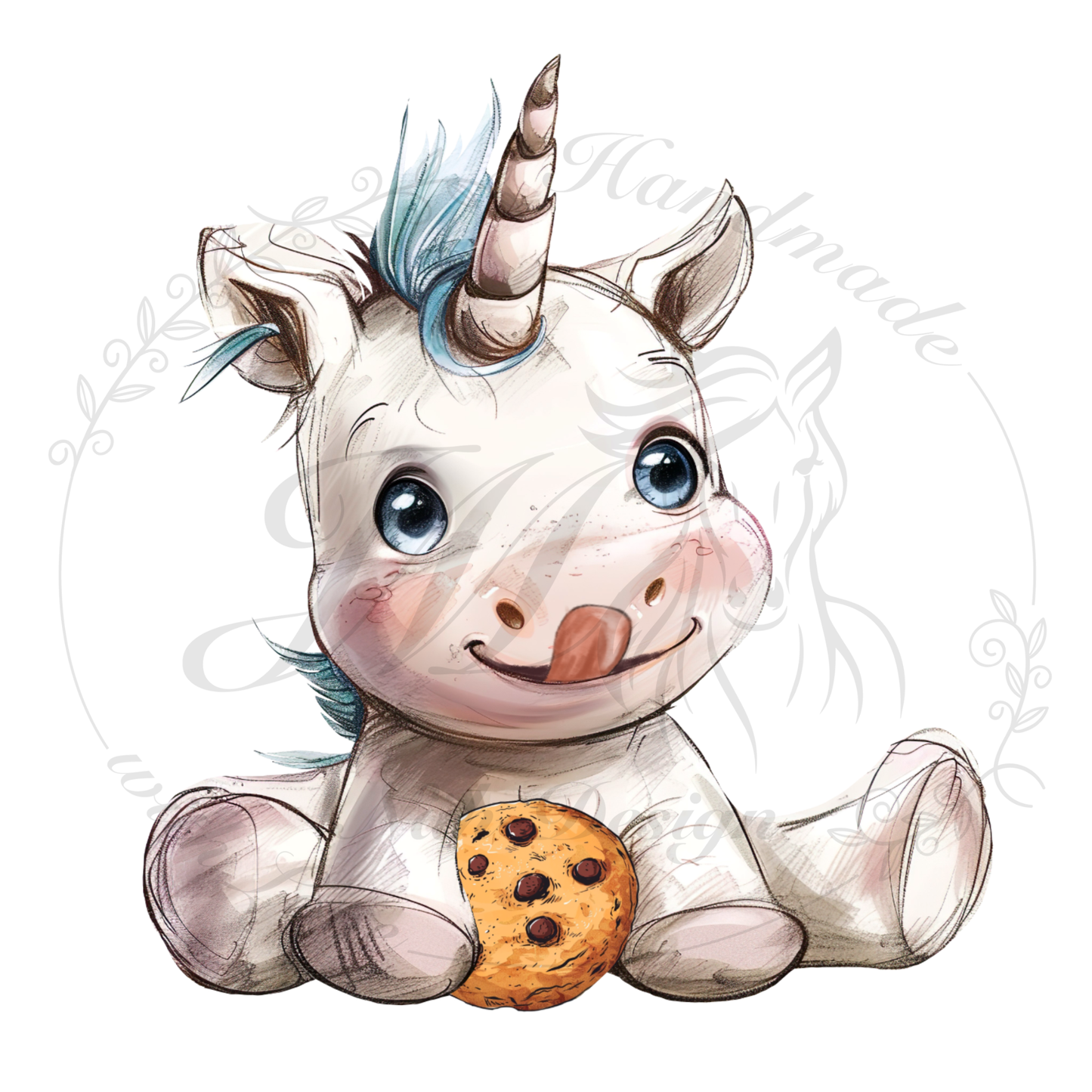 Bügelbild Cookie Love Boy