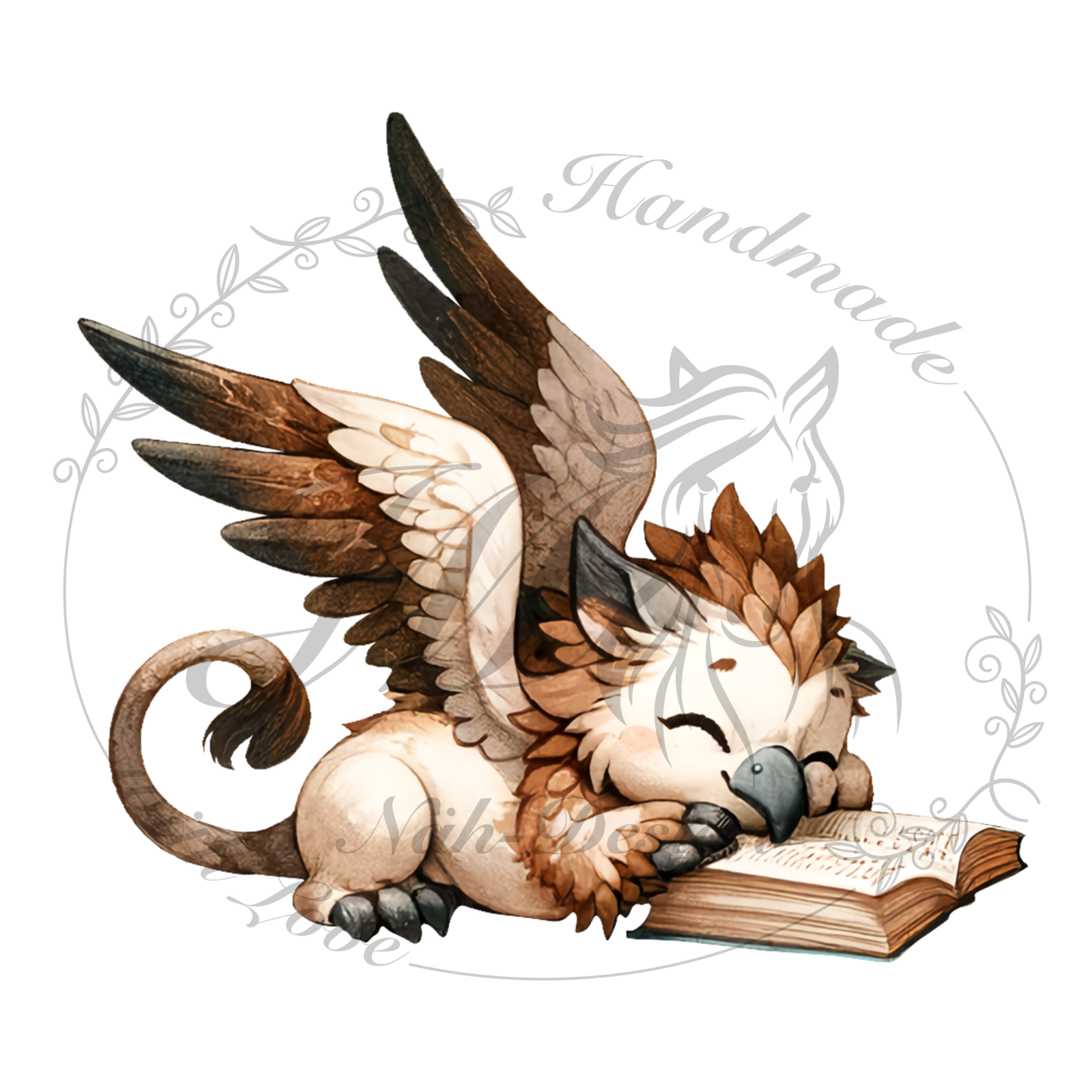 Bügelbild Griffin