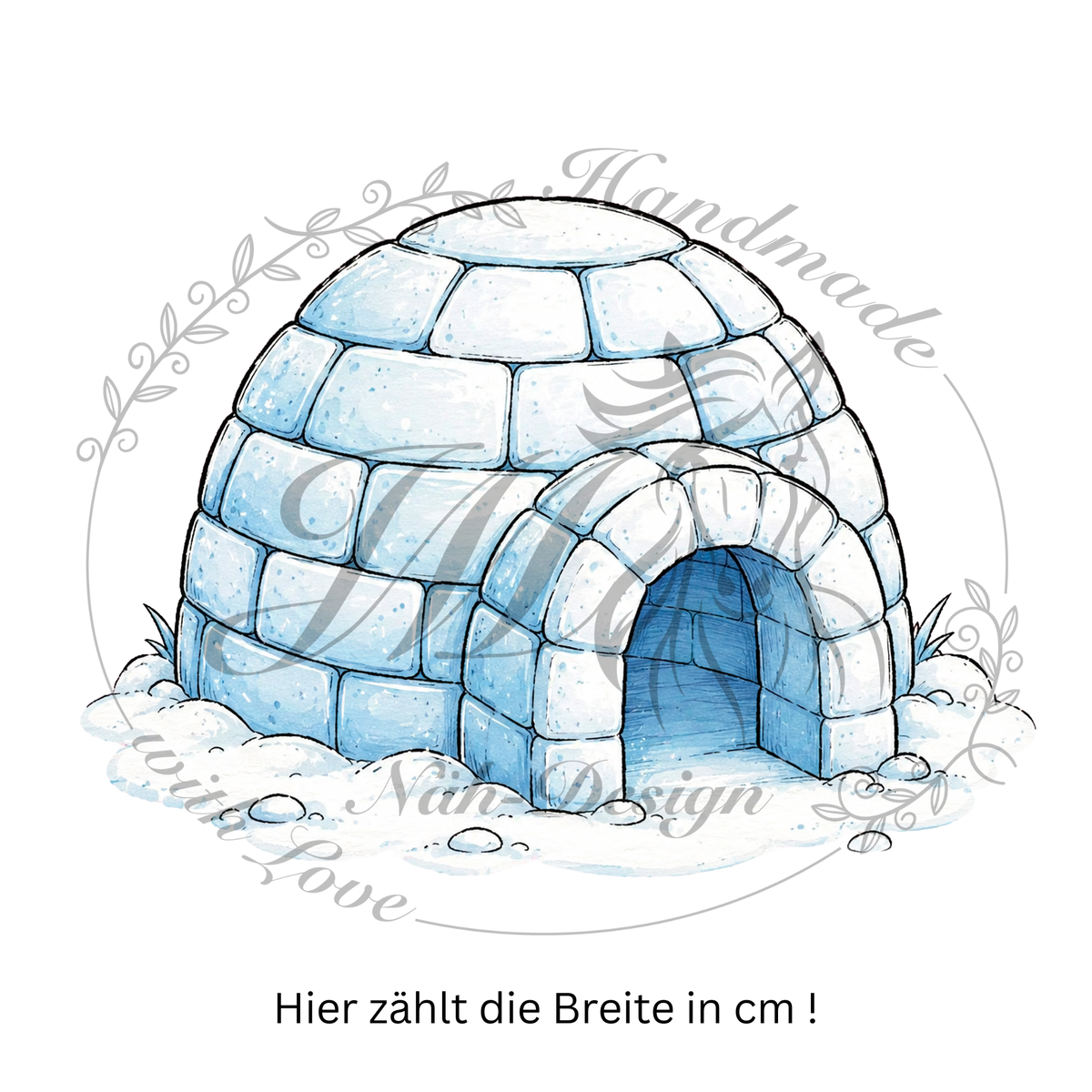 Bügelbild Pinguinwelt