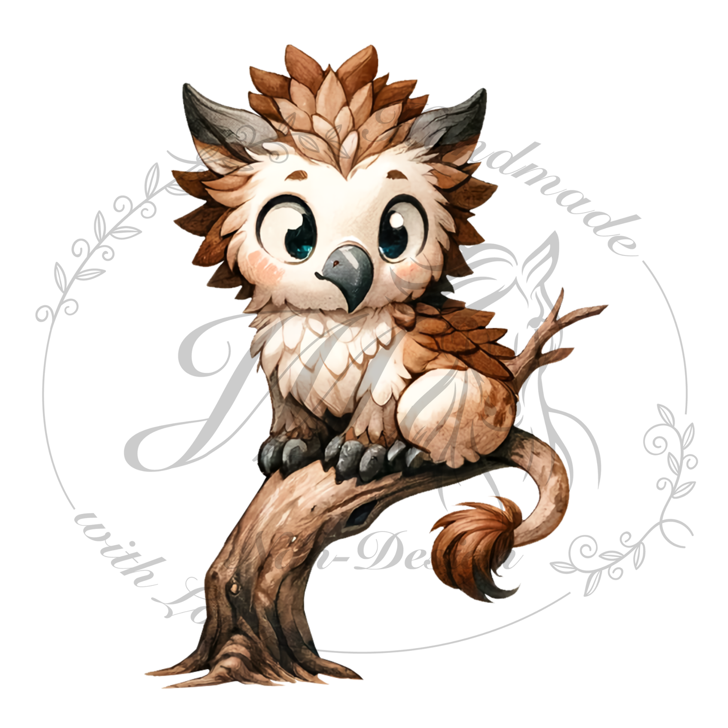 Bügelbild Griffin