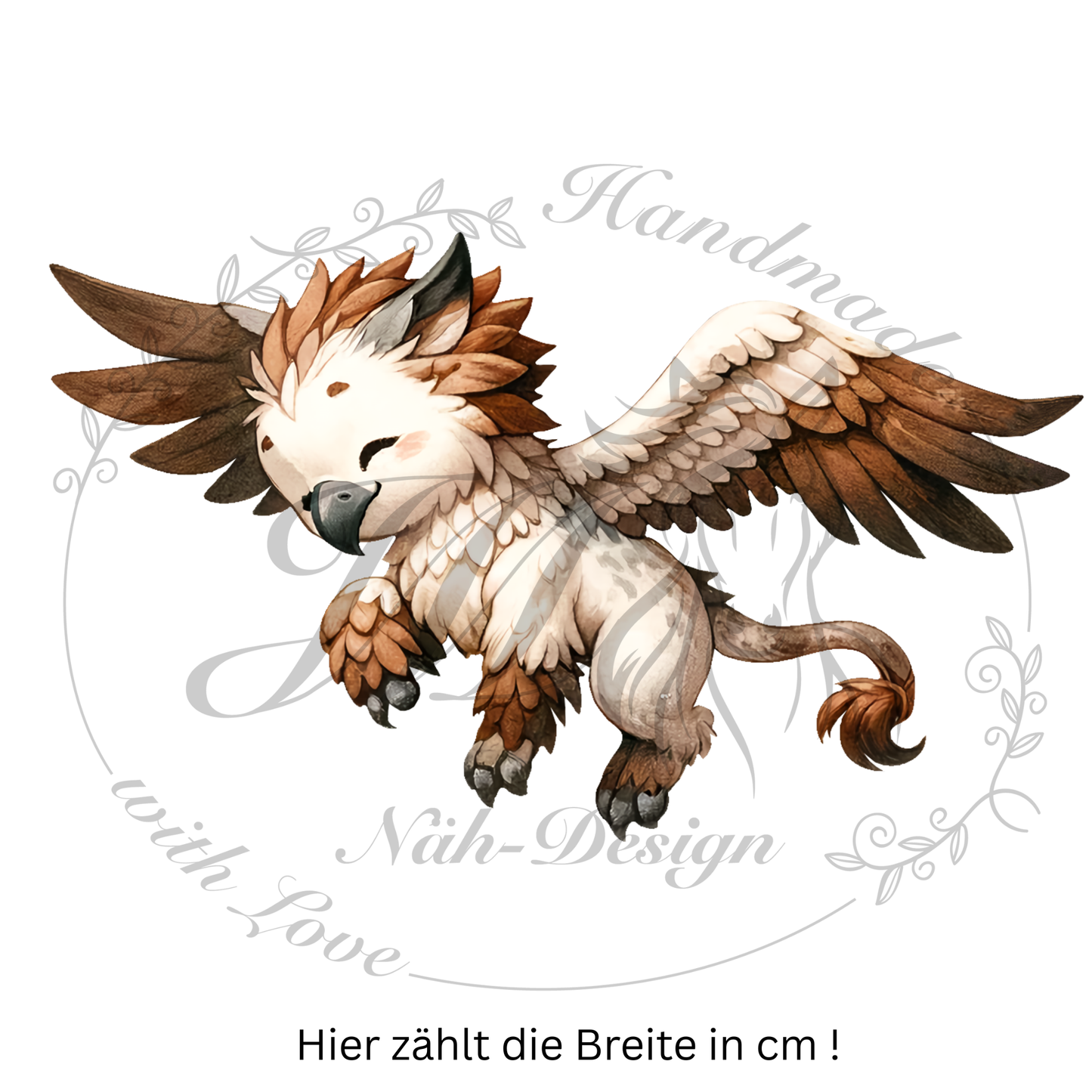 Bügelbild Griffin