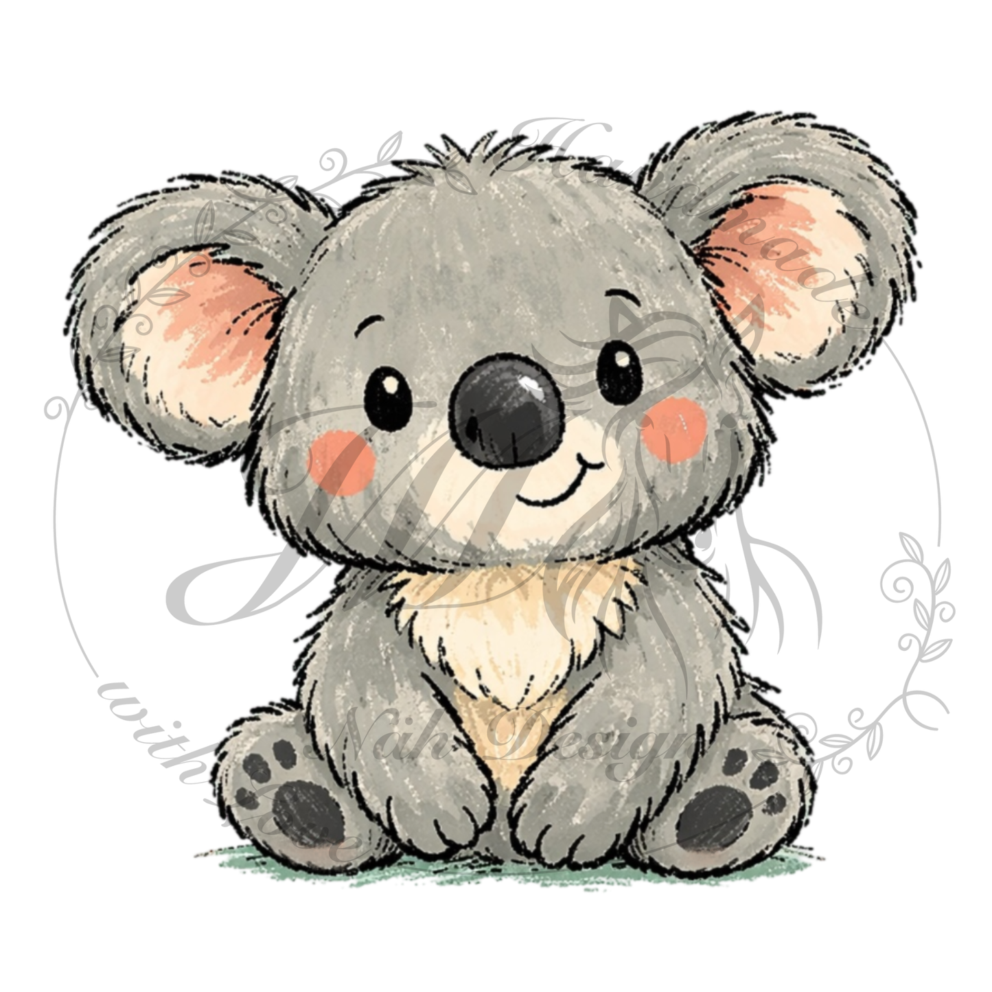 Bügelbild Koala Bande