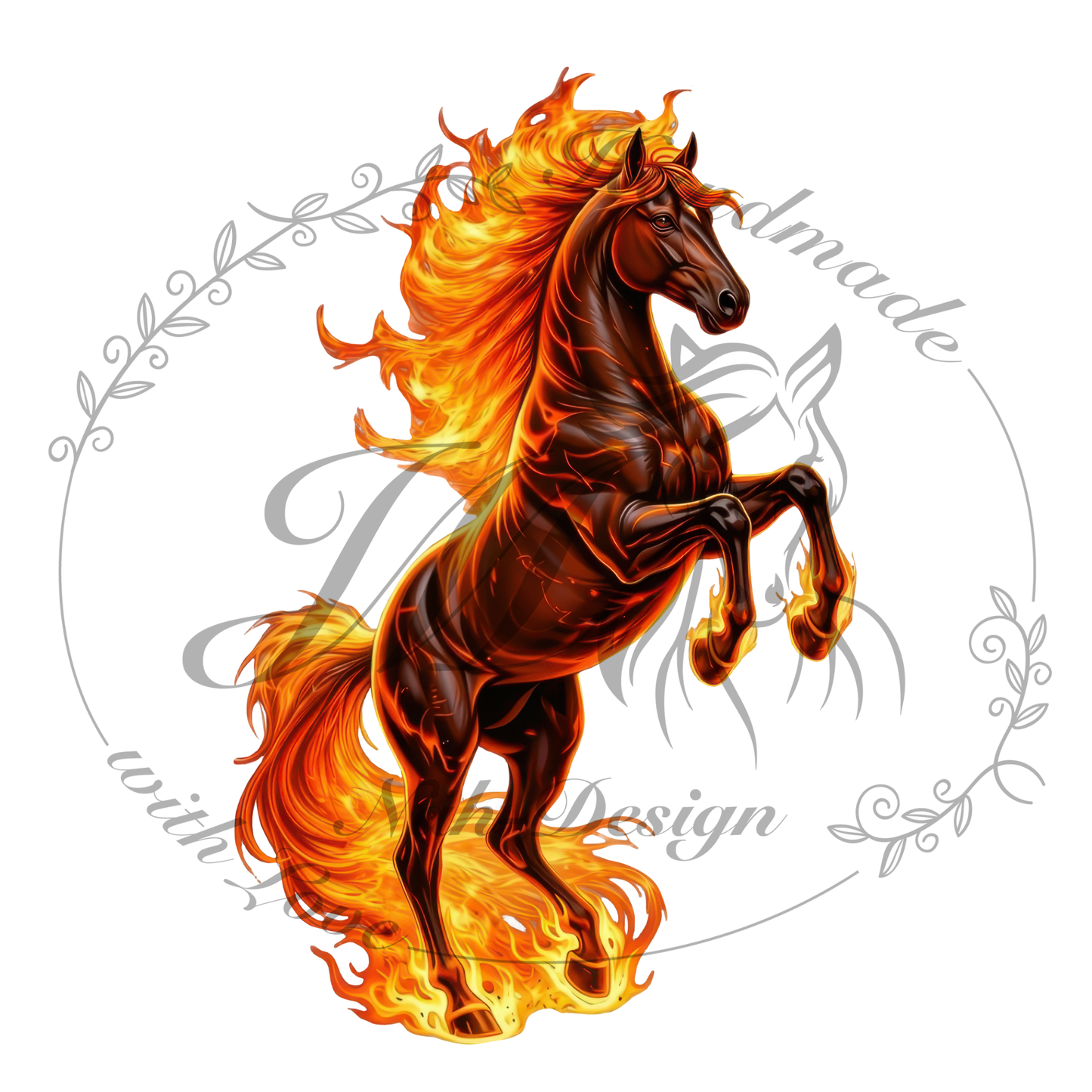 Bügelbild Firehorse