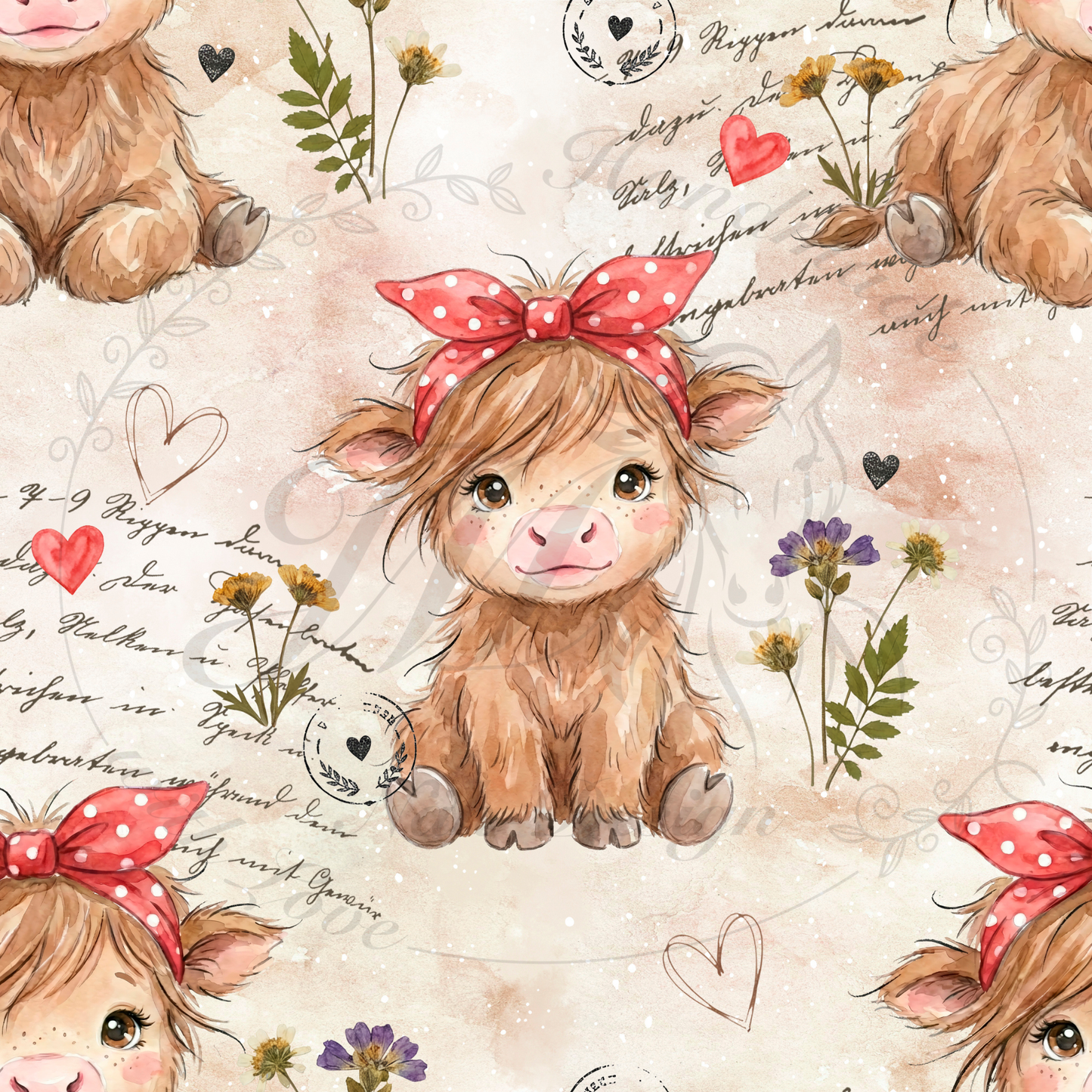 Vintage cow