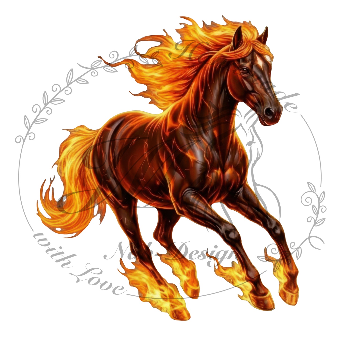 Bügelbild Firehorse
