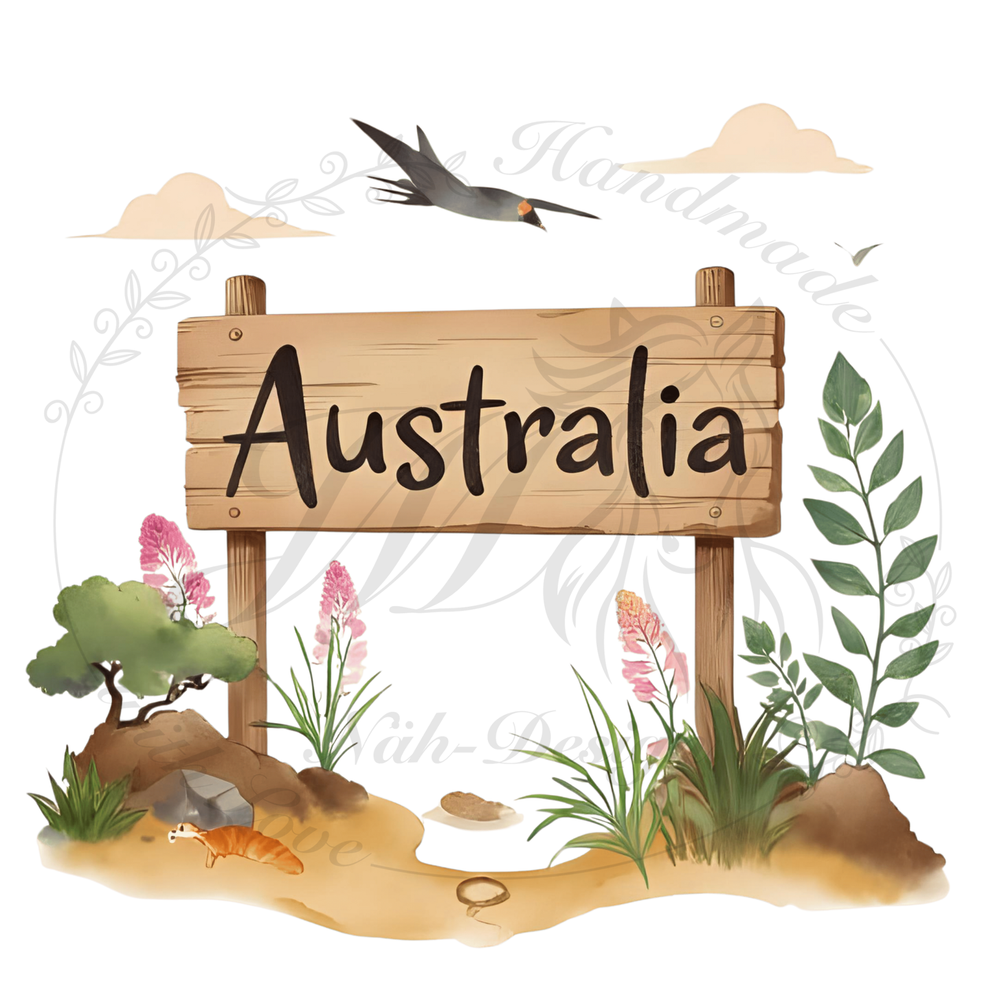 Bügelbild Australian vibes