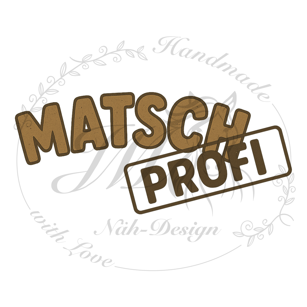 Bügelbild Matsch Profi