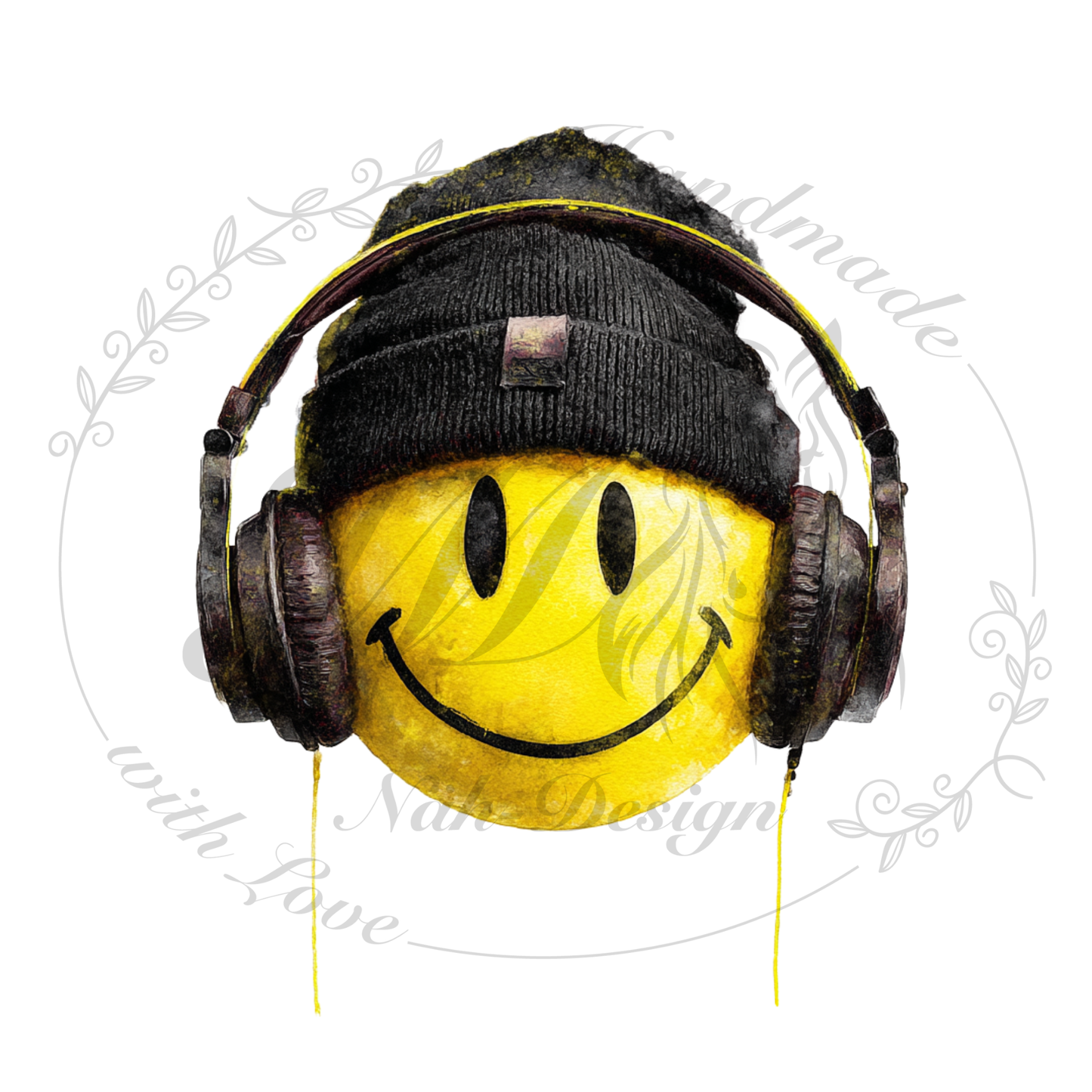 Bügelbild Winter Smileys