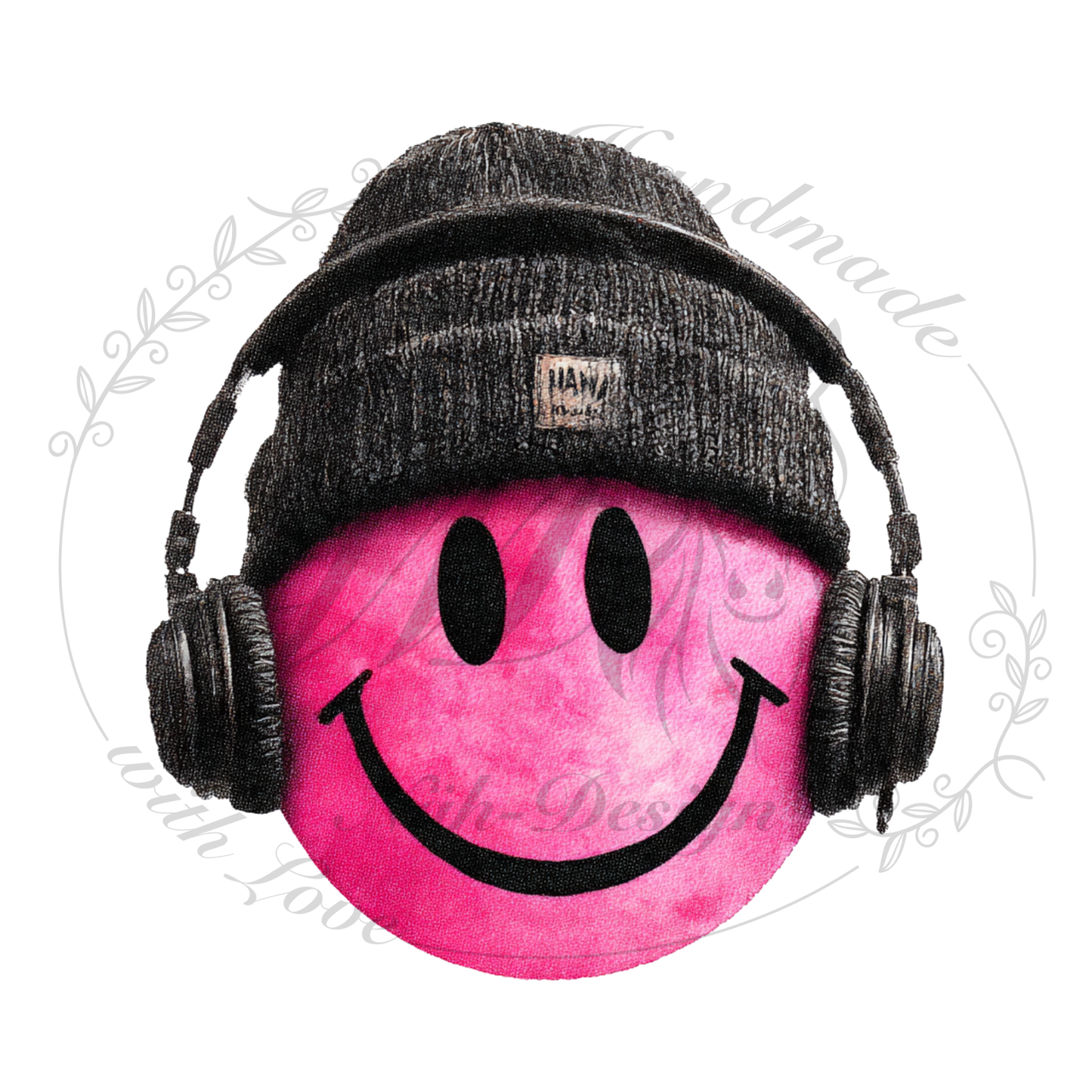 Bügelbild Winter Smileys