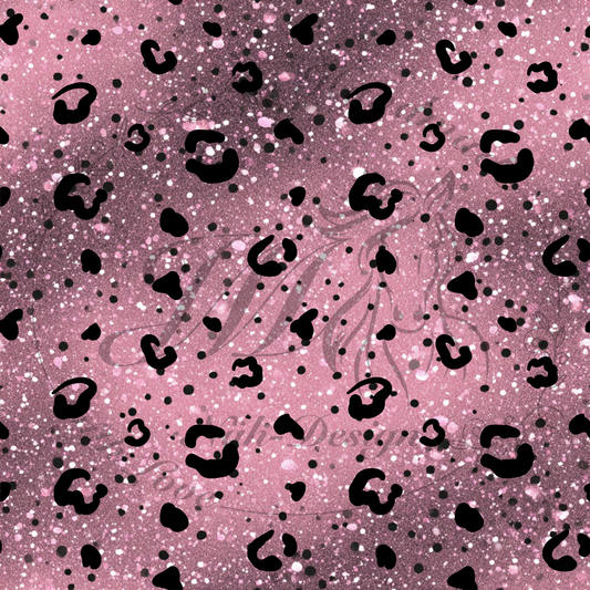Lagerware - Leo Pink / Beere - 1,5 Meter Bio French Terry