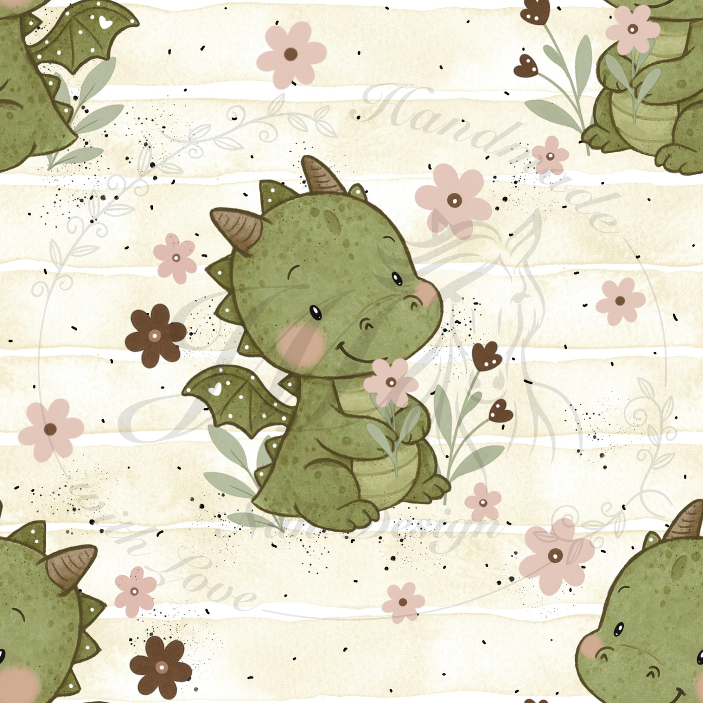 Sweet flower dragon
