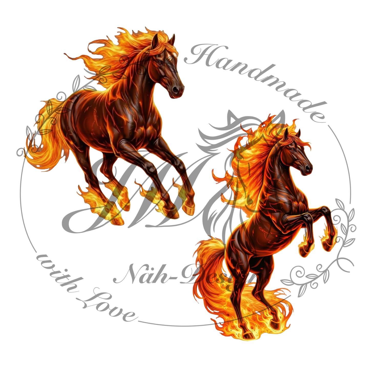 Bügelbild Firehorse