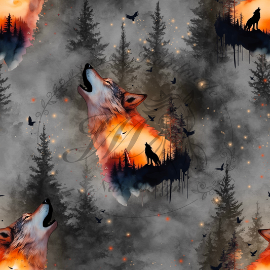 Howling wolf - Night