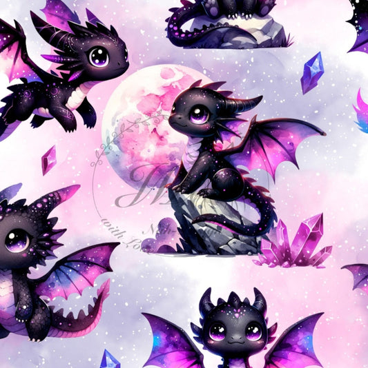 Mystical Purple Dragons