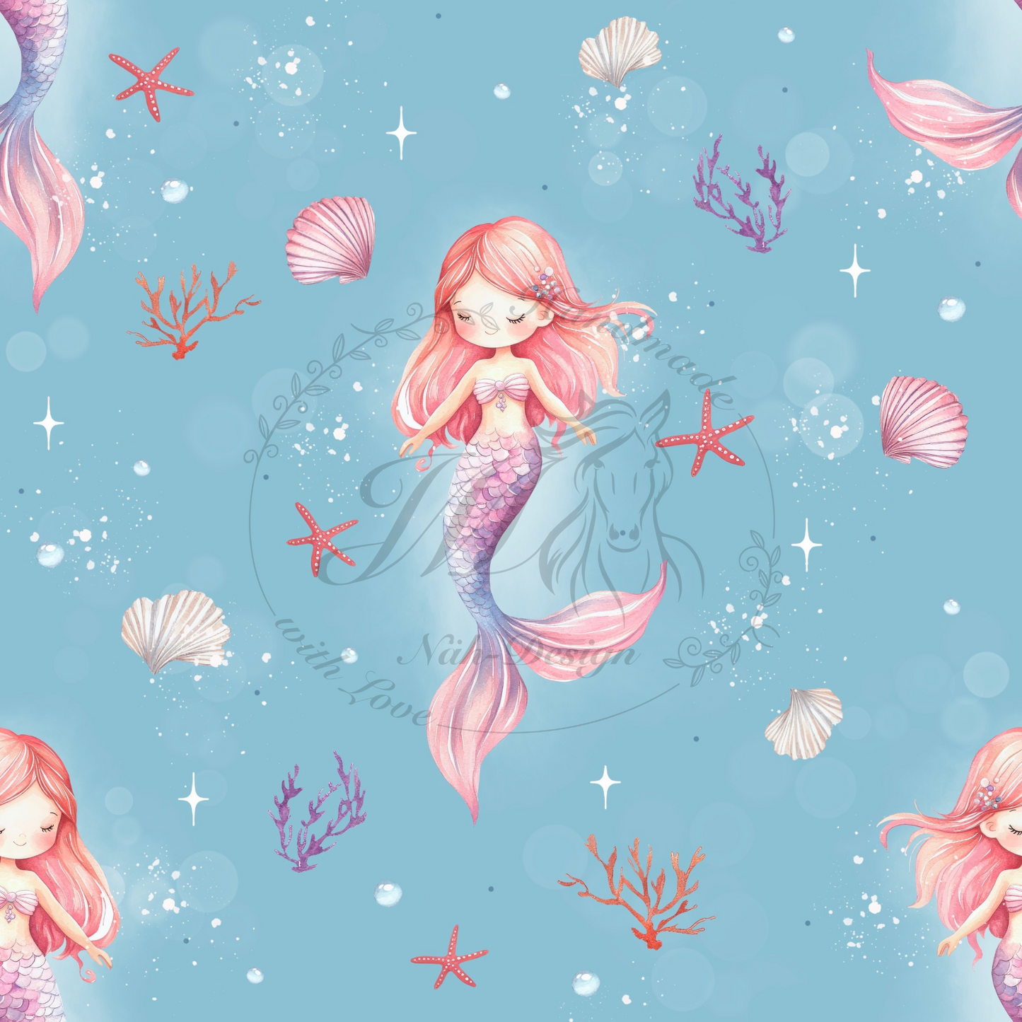 Lagerware - Unterwasserwelt - 0,5 Meter Bio Jersey