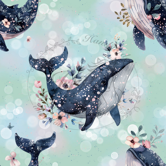 Beautiful blue whale