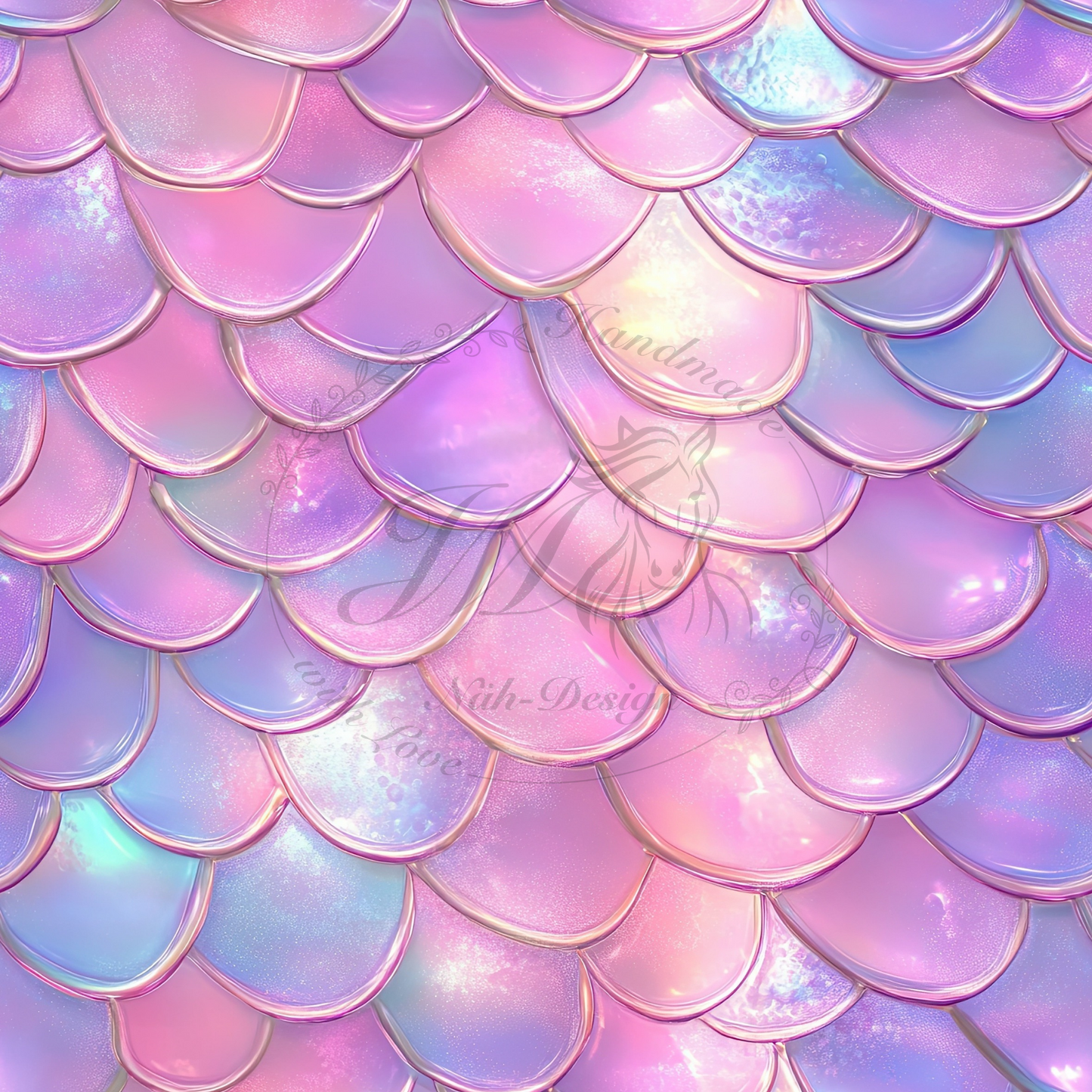 Lagerware - bunte Glitzerschuppen - 0,5 Meter Bio Jersey
